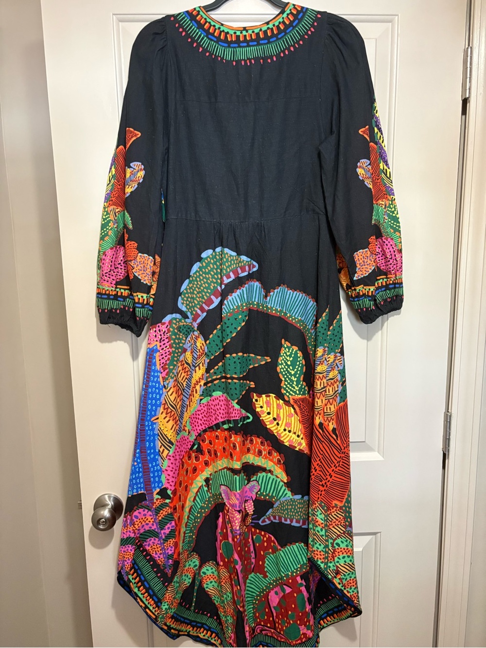 FARM RIO Black Cool Leopards Dress - Picture 7 of 9